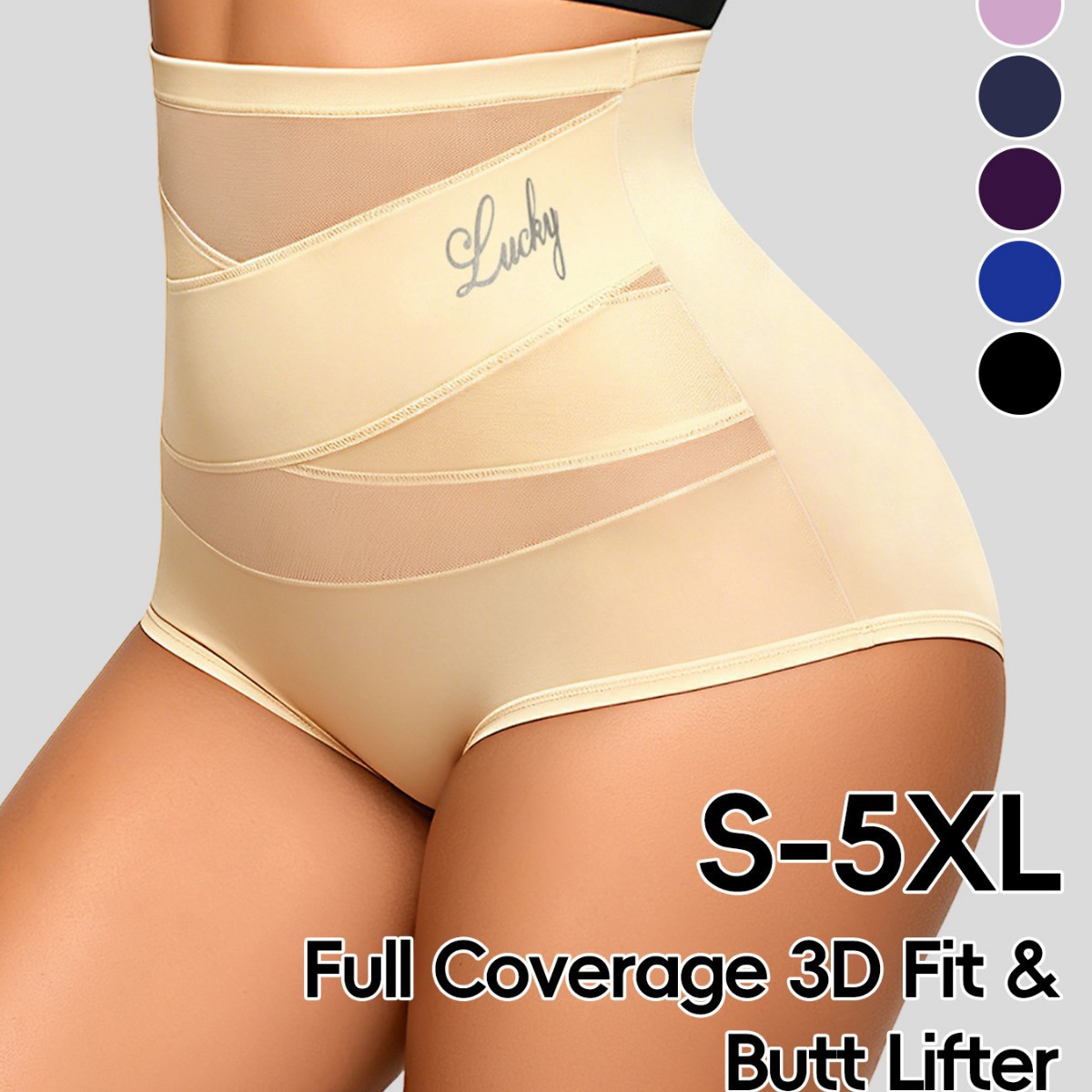 Shapewear Bodysuit Firm - Figurformende Unterwäsche mit hoher Taille und