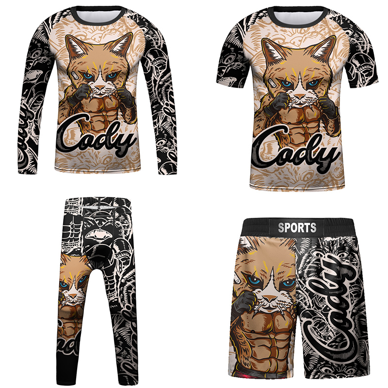 Boyshort Underwear - Kinder Bjj Rashguard Jiu T-shirt +