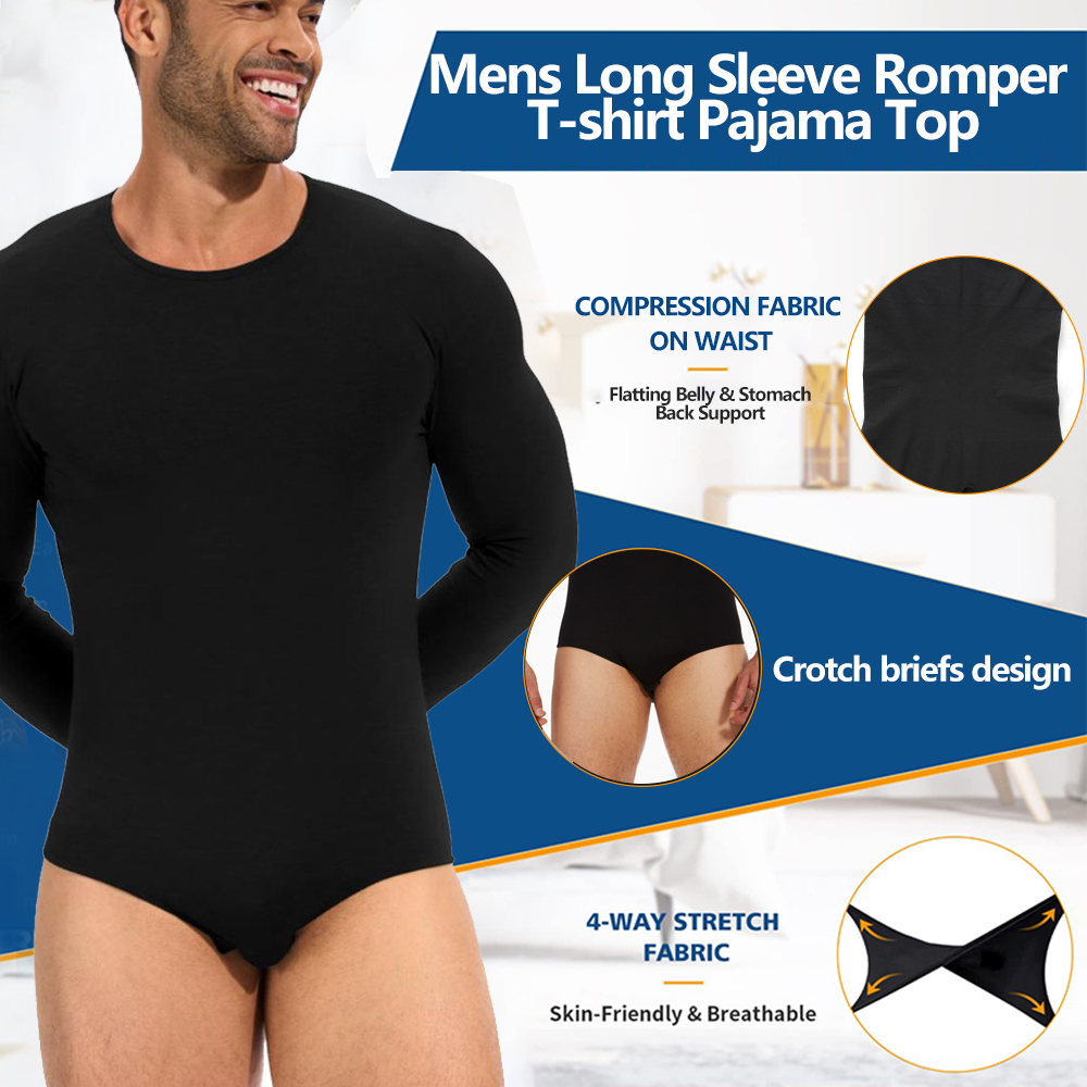 Herren Langarm Body Full Body  – Shapewear Bodysuit Firm Bewertung und Preis